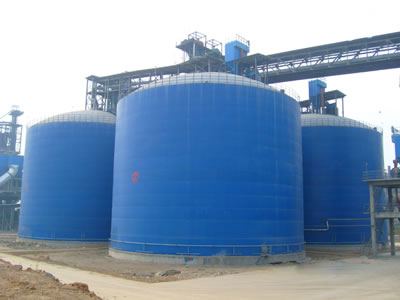 湾岭镇水泥钢板库改造