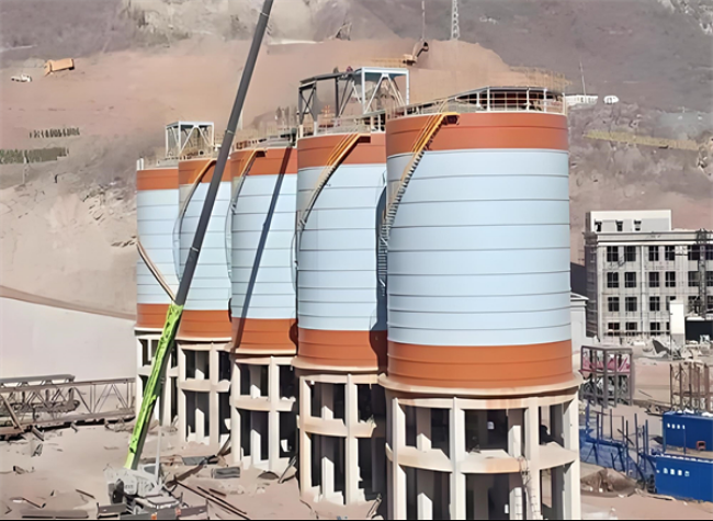 湾岭镇高架钢板仓